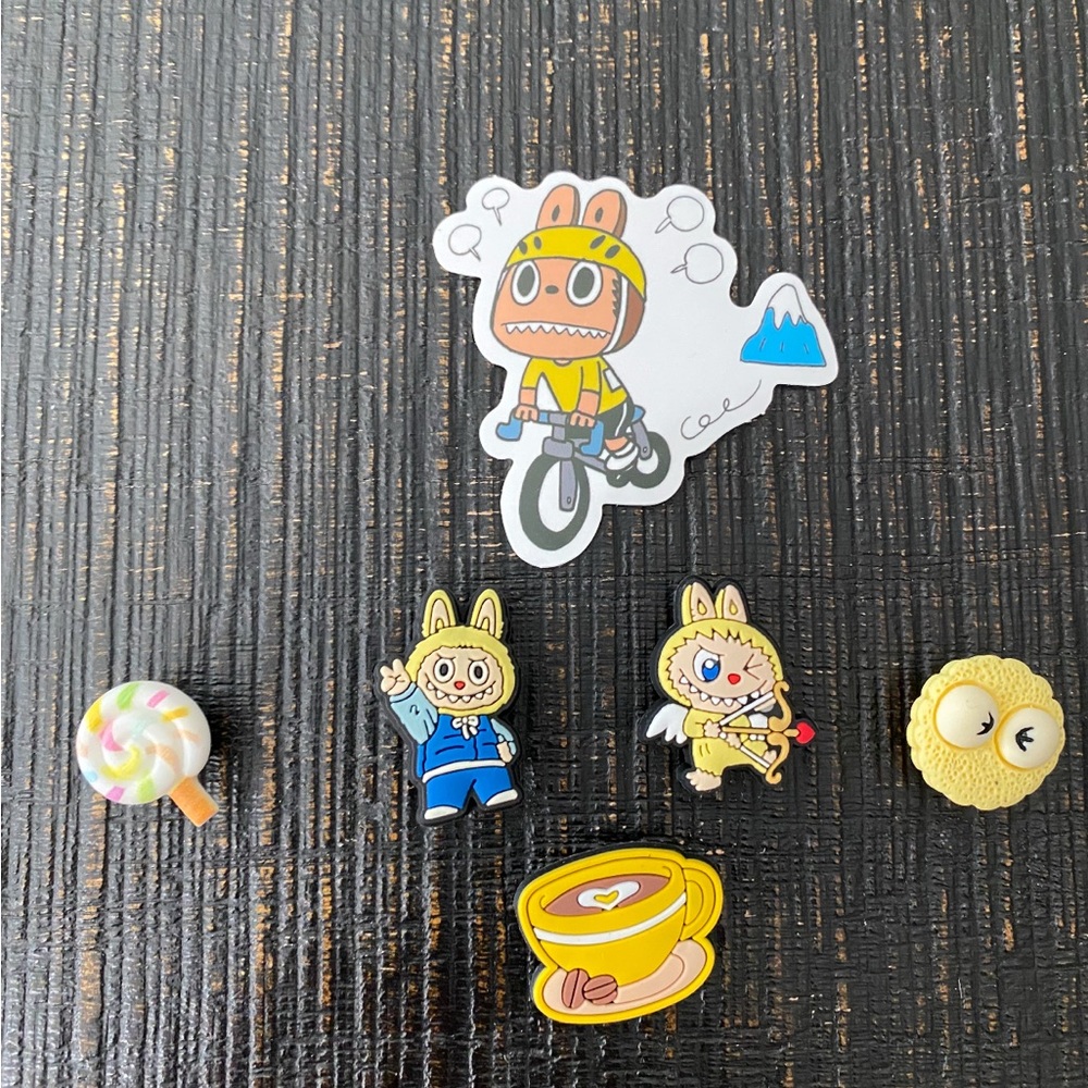 Labubu Shoe croc Charms Set